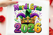 Happy Mardi Gras 2026 Png, an Illustration by designcity5 (Thumbnail 9 of 9)