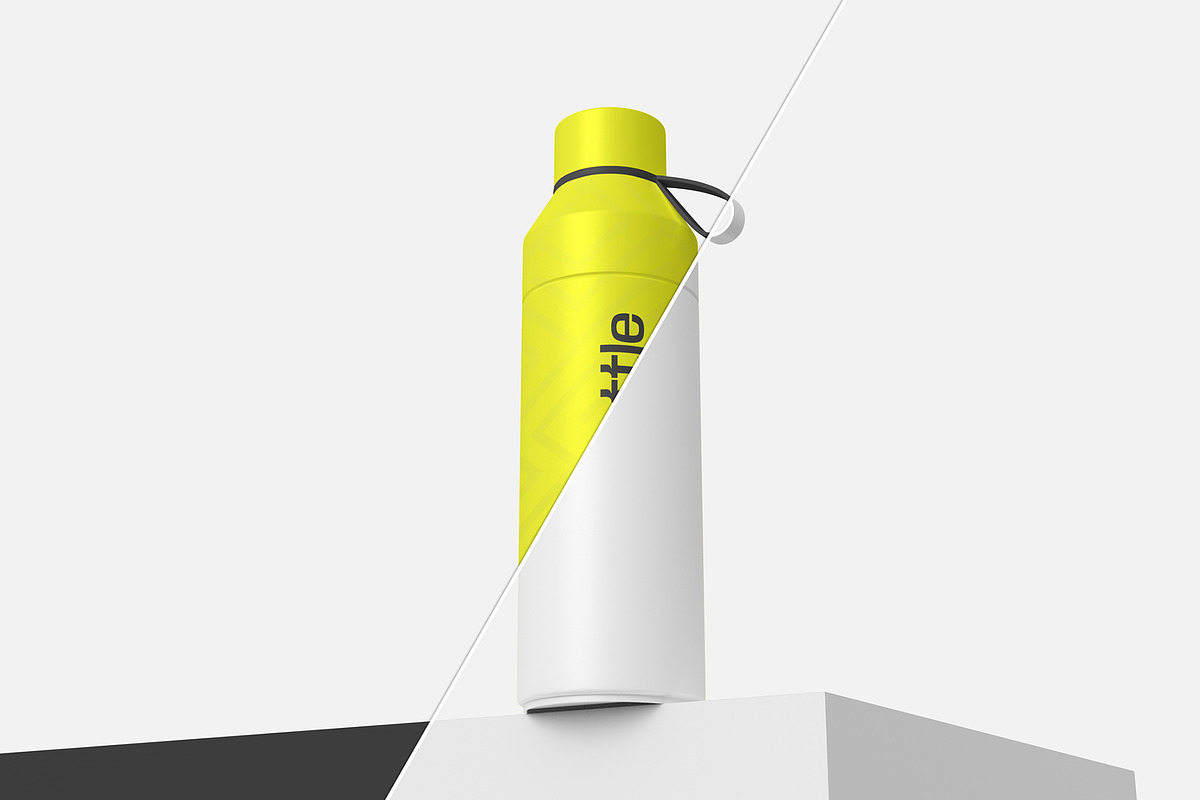 Realistic Water Bottle Mockup PSD, a Packaging Mockup by graphypix (Photo 3 of 4)