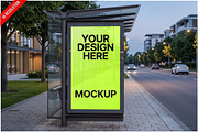 Bus Stop Digital Screen PSD, a Wearable Device Mockup by Bruno's Shop (Thumbnail 1 of 3)