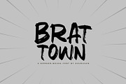 Brat Town, a Font by khurasan (Thumbnail 1 of 6)