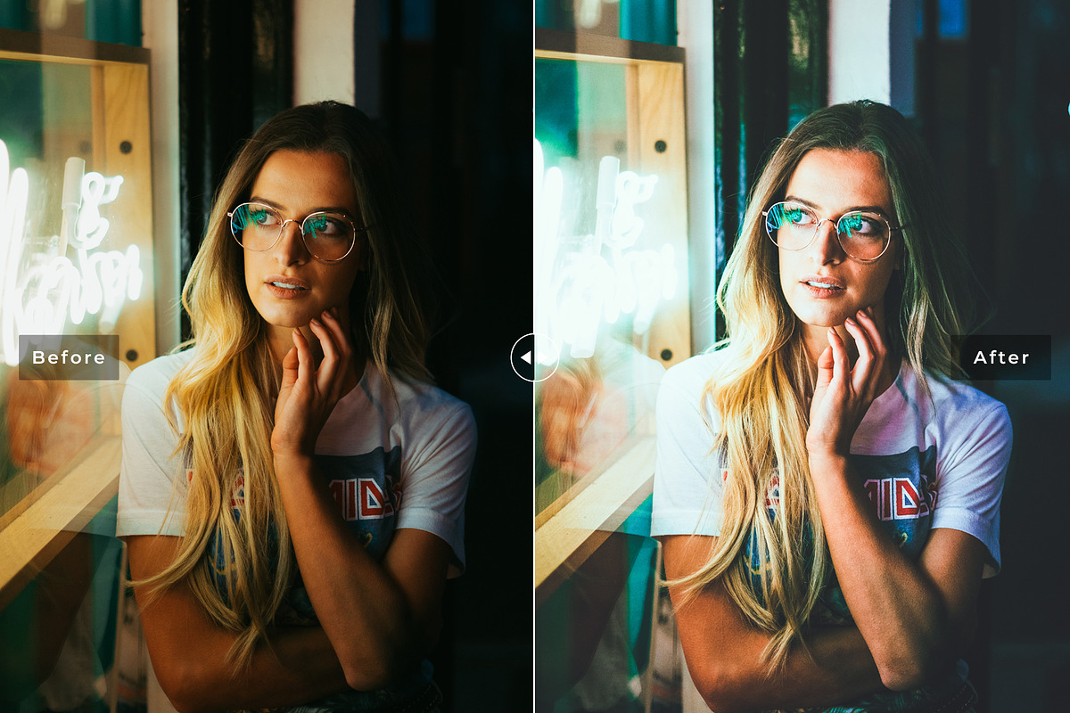 Neon Light Pro Lightroom Presets, an Action Add-On by Creativetacos (Photo 5 of 6)