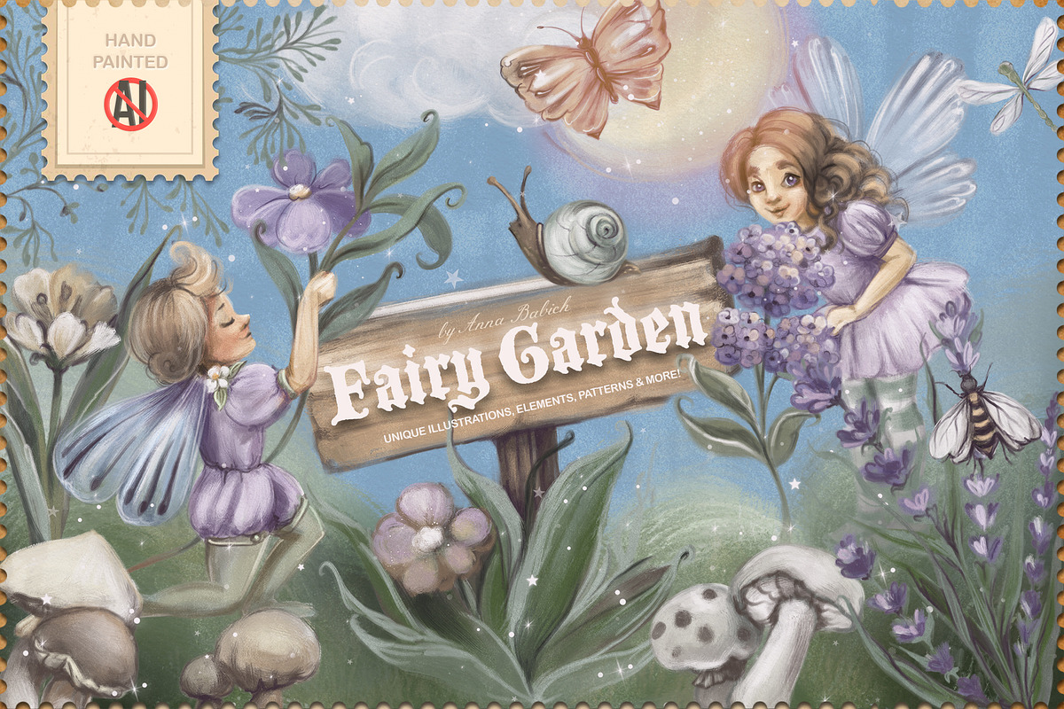 Fairy Garden, an Animal Illustration by Anna Babich (Photo 1 of 7)