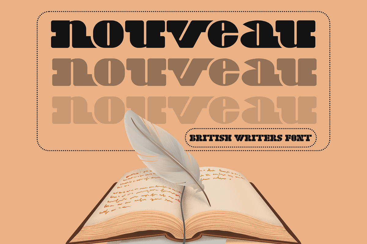 British Writers Font, a Slab Serif Font by 177Studio (Photo 2 of 8)