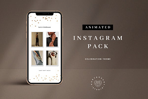 Animated Celebration Instagram Pack