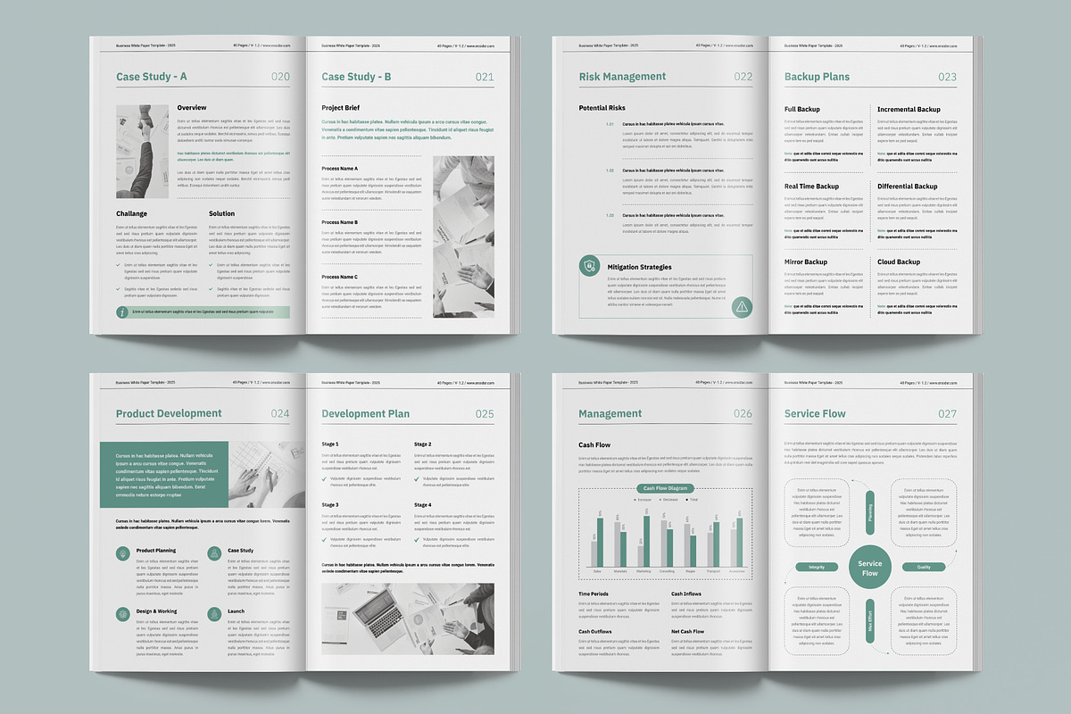 White Paper Bundle, a Brochure Template by Orcshape Studio (Photo 11 of 29)