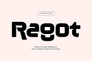 Ragot Font, a Sans Serif Font by Grontype (Thumbnail 1 of 8)