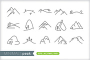 Nature 8-pack icon bundle, an Outline Icon by Picture Window (Thumbnail 3 of 10)