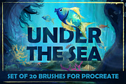 Under The Sea: Procreate Brushes, a Brush Add-On by Leonard Posavec (Thumbnail 1 of 7)