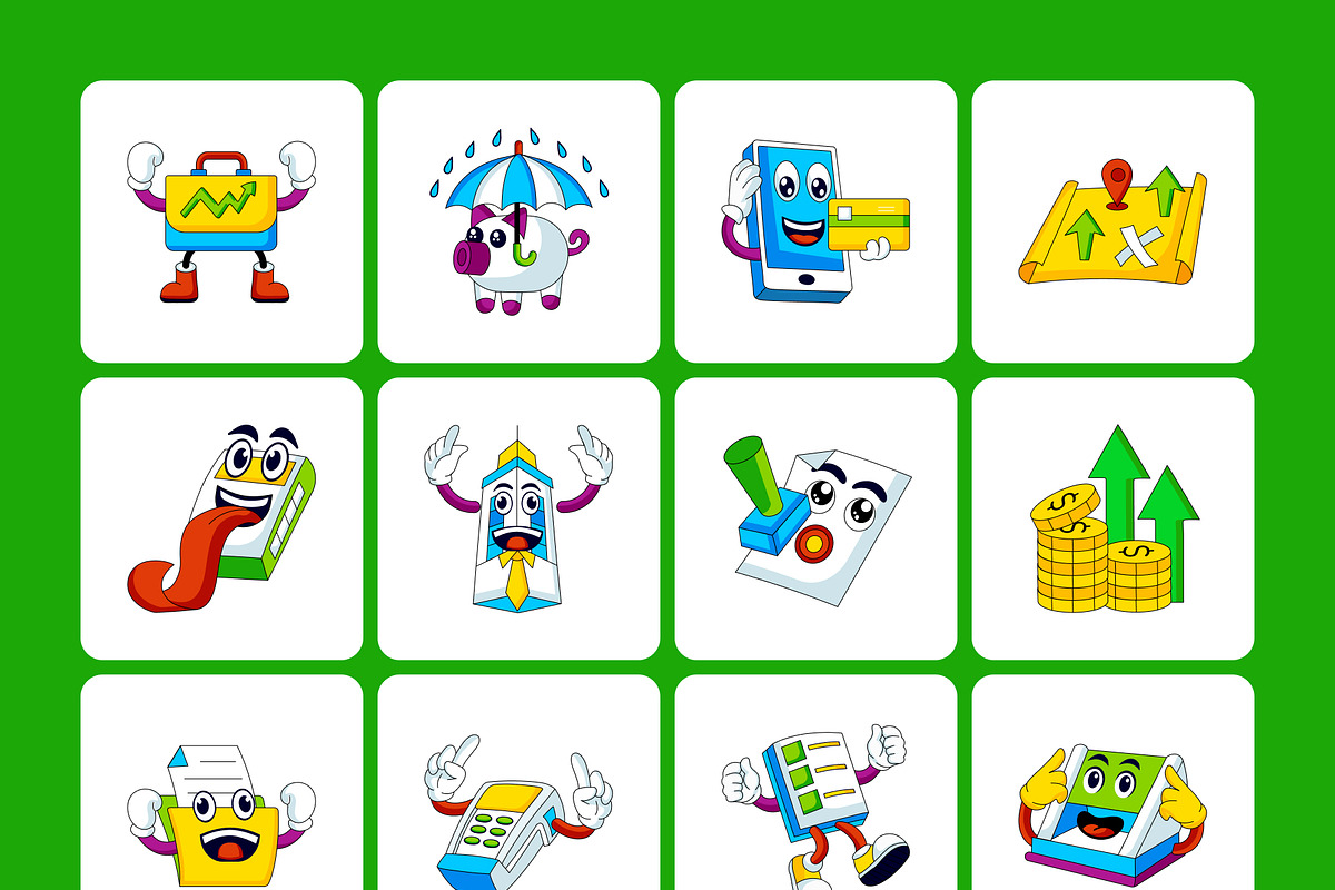 Work Illustrations Bundle, a Work Illustration by Vectors Market (Photo 10 of 16)
