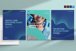 Dentist Dental Clinic Brochure Cover, a Brochure Template by BrandPacks