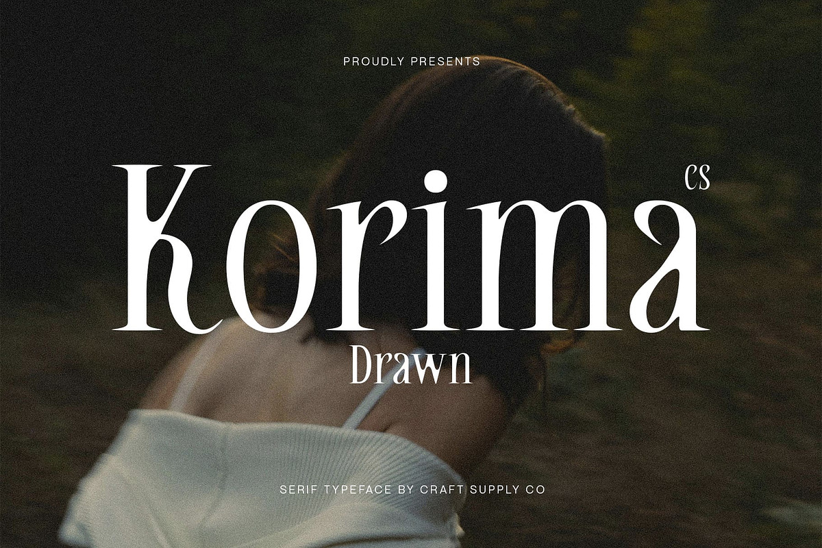 CS Korima Drawn, a Serif Font by Craft Supply Co. (Photo 1 of 8)