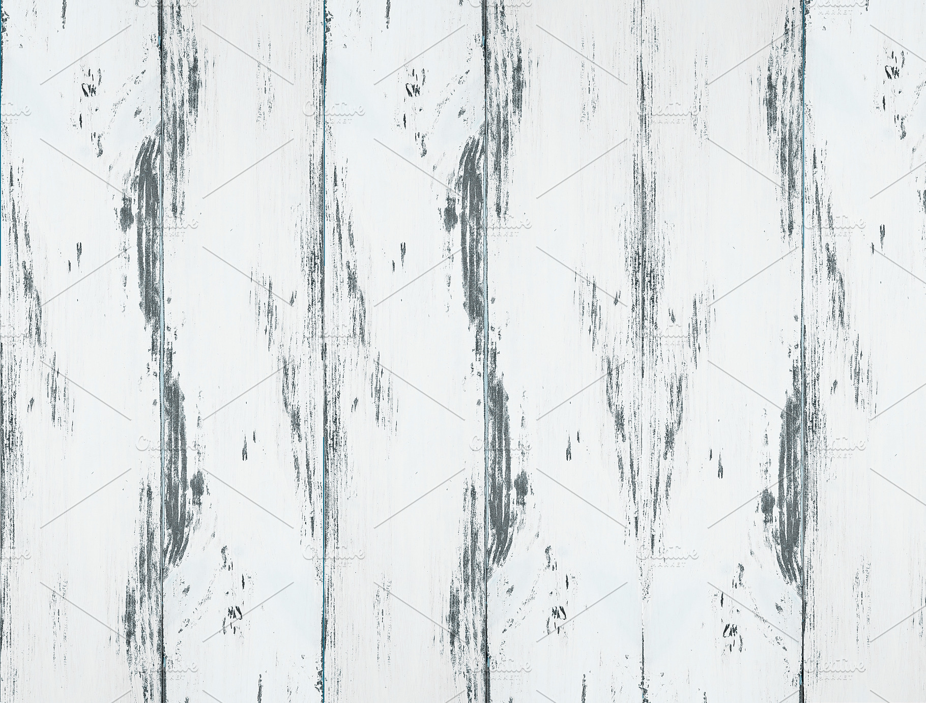 Texture of vertical wooden planks with distressed white paint, a Background Photo by ndanko