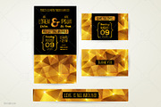 Gold Backgrounds Collection, a Texture Graphic by kotoffei (Thumbnail 5 of 5)
