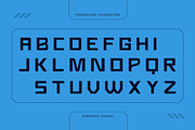 Modern Sport - Techno Logo Font, a Sans Serif Font by Nirmana Visual (Thumbnail 4 of 10)