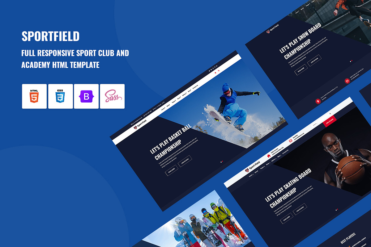 Sport Club And Academy HTML Template, a HTML Template by CodexCoder Themes