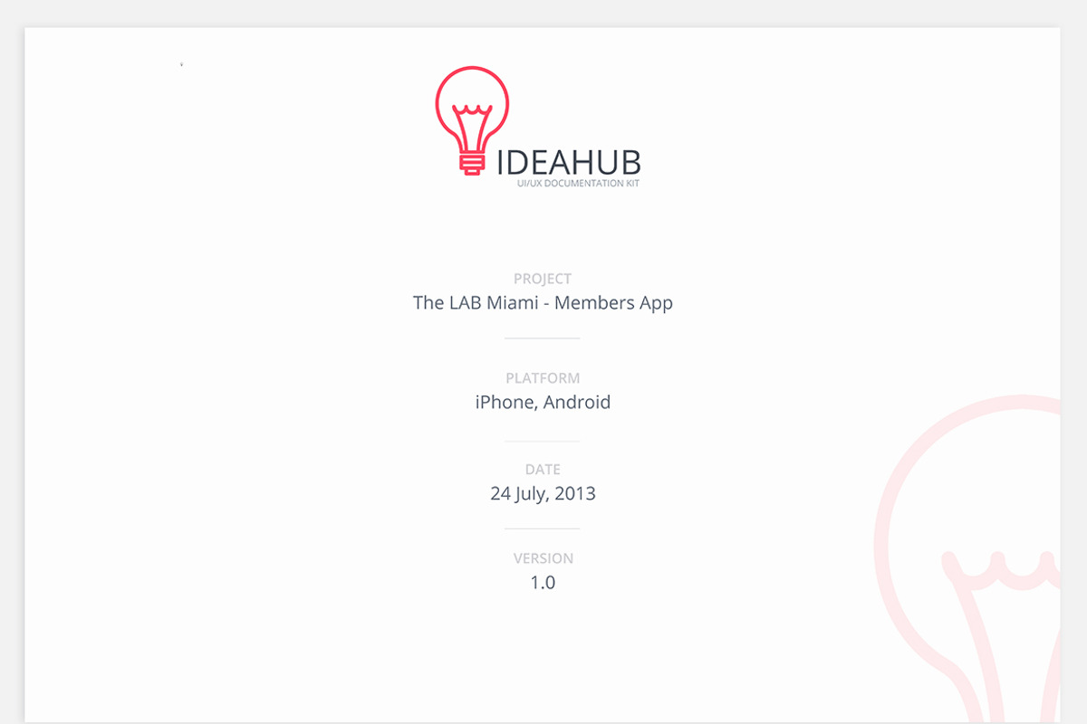 IdeaHub - Documentation Kit, an UI Kit Template by UIMint (Photo 2 of 7)