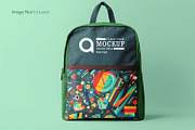 School bagpack mockup design, a Product Mockup by Raihan Rahman (Thumbnail 7 of 8)
