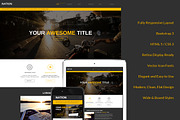 Nation Responsive Bootstrap Theme, a Bootstrap Template by IceTemplates (Thumbnail 1 of 4)