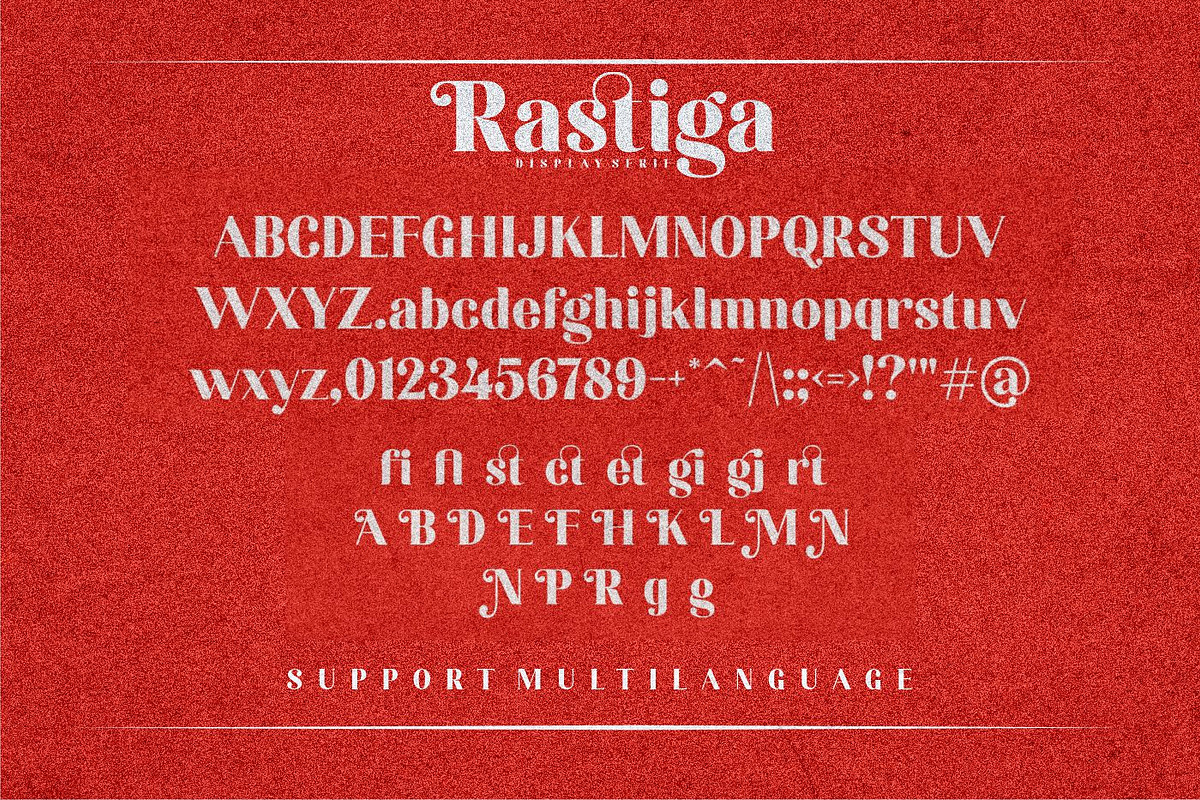 Rastiga display serif, a Serif Font by Glyphstyle (Photo 6 of 6)