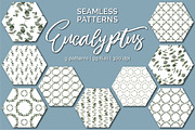 Eucalyptus Seamless Patterns, a Pattern Graphic by Turning Moss (Thumbnail 1 of 14)