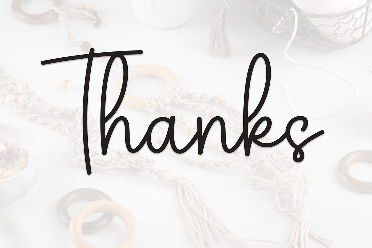 Handmade | Script Font, a Handwritten Font by Scratchones (Photo 8 of 8)
