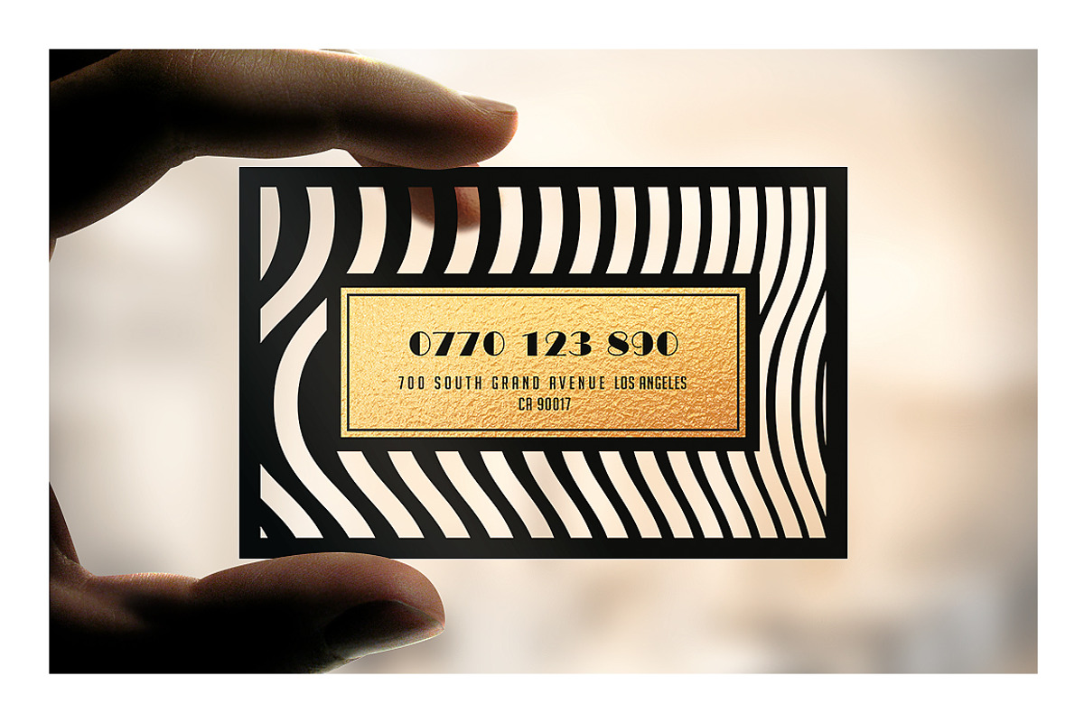 Elegant Business Card, a Business Card Template by FlatlineRo (Photo 2 of 2)
