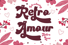 Retro Amour - Retro Love Font