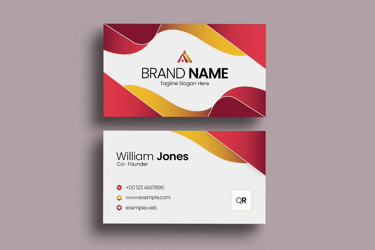 Business Card Template, a Business Card Template by MightyDesign (Photo 1 of 6)