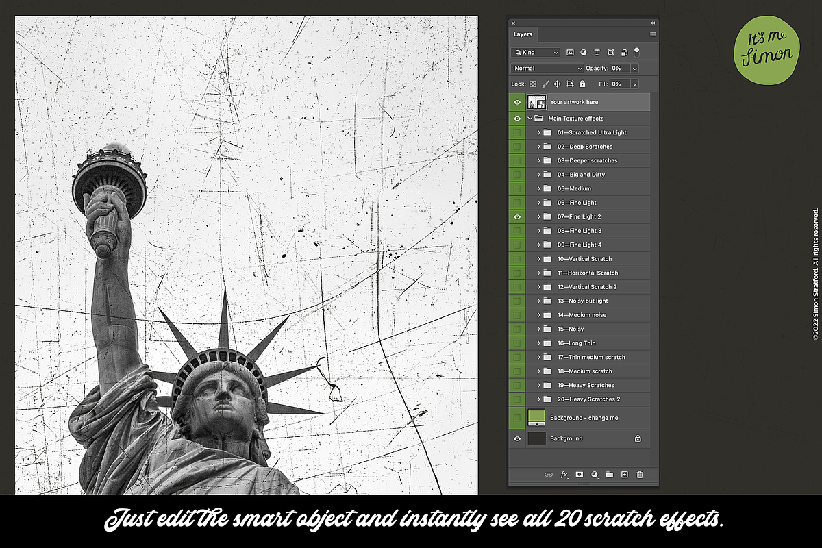 Scratched Texture Graphics photoshop, a Texture Graphic by Itsmesimon (Photo 9 of 9)