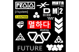 Cyberpunk Style Elements 3