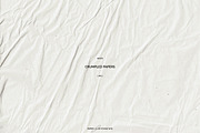 White Crumpled Paper Textures | JPG, a Texture Graphic by Studio Viita (Thumbnail 4 of 9)