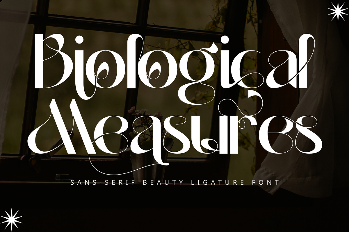 Biological Measures - Elegant Font, a Sans Serif Font by 177Studio (Photo 1 of 8)