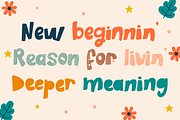 Savage Garden – 3 Quirky Playful Fon, a Font by PutraCetol Studio (Thumbnail 3 of 11)