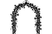 Ornamental Floral Arch Engraving, a Decorative Illustration by Designer_Momina (Thumbnail 9 of 21)