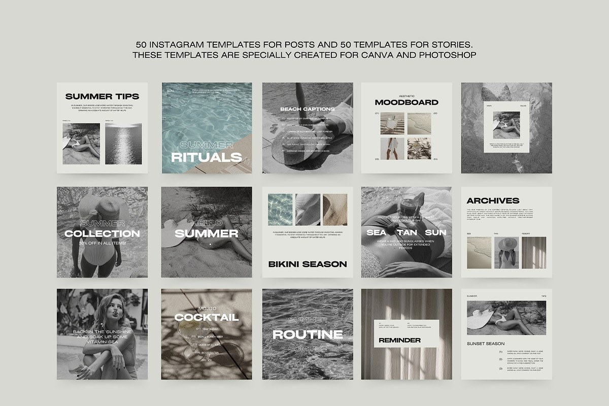 500 Instagram Aesthetic Bundle III, a Social Media Template by Instprofi | Studio Estimo (Photo 28 of 45)