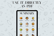 12 Recipes E-book / Printable Book, a Print Template by The Dark Matter Art (Thumbnail 3 of 5)