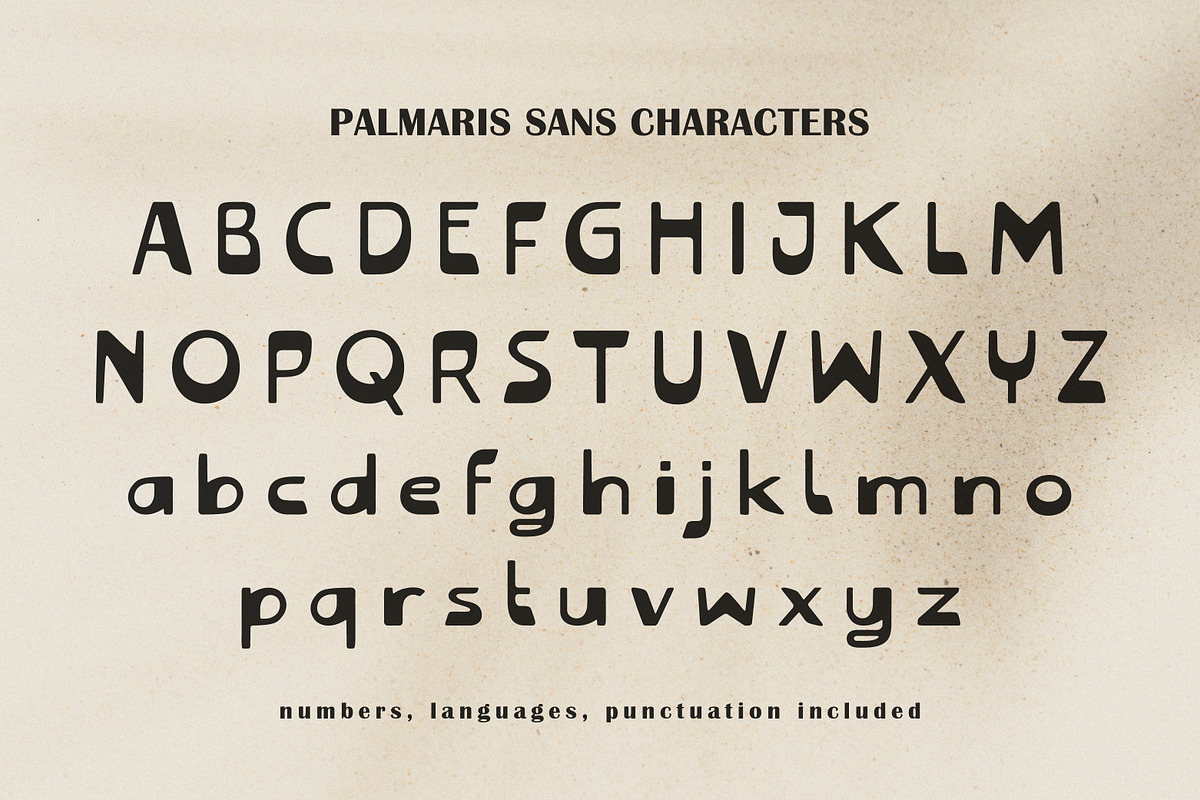 Palmaris MidCentury PalmSprings Sans, a Sans Serif Font by Struvictory.art (Photo 5 of 9)