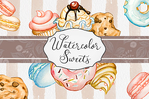 Watercolor Sweets