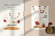 Autumn friends: cozy & cute clip art, an Animal Illustration by Cute Atelier (Thumbnail 3 of 12)