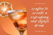 Cocktail Bigoter Modern Script Font, a Script Font by stylishtype.co (Thumbnail 7 of 15)