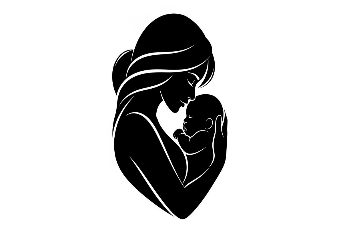 50 Mother and Baby Silhouette Bundle, an Illustration by Creativeshirt (Photo 46 of 48)
