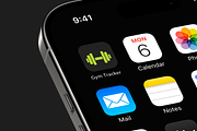 Modern Gym App Icon Design | Minimal, a Branding & Logo Template by microtasker (Thumbnail 2 of 2)