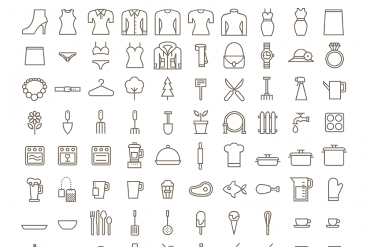 600+ Stroke Vector Icons, an Outline Icon by Imagine Design (Photo 4 of 8)