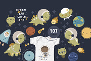 Space time Kids illustrations, an Animal Illustration by tatiletters (Thumbnail 4 of 12)