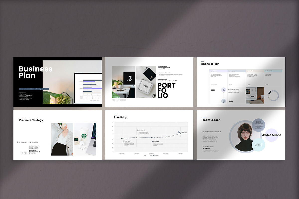Business Plan Presentation Template, a Presentation Template by Studio Industry (Photo 3 of 11)