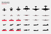 Airplanes - Modern Graphics, an Illustration by illugrama (Thumbnail 8 of 9)