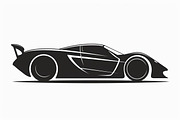 Black Sport Car Silhouette, an Illustration by BIPLOB EXPERT (Thumbnail 13 of 13)