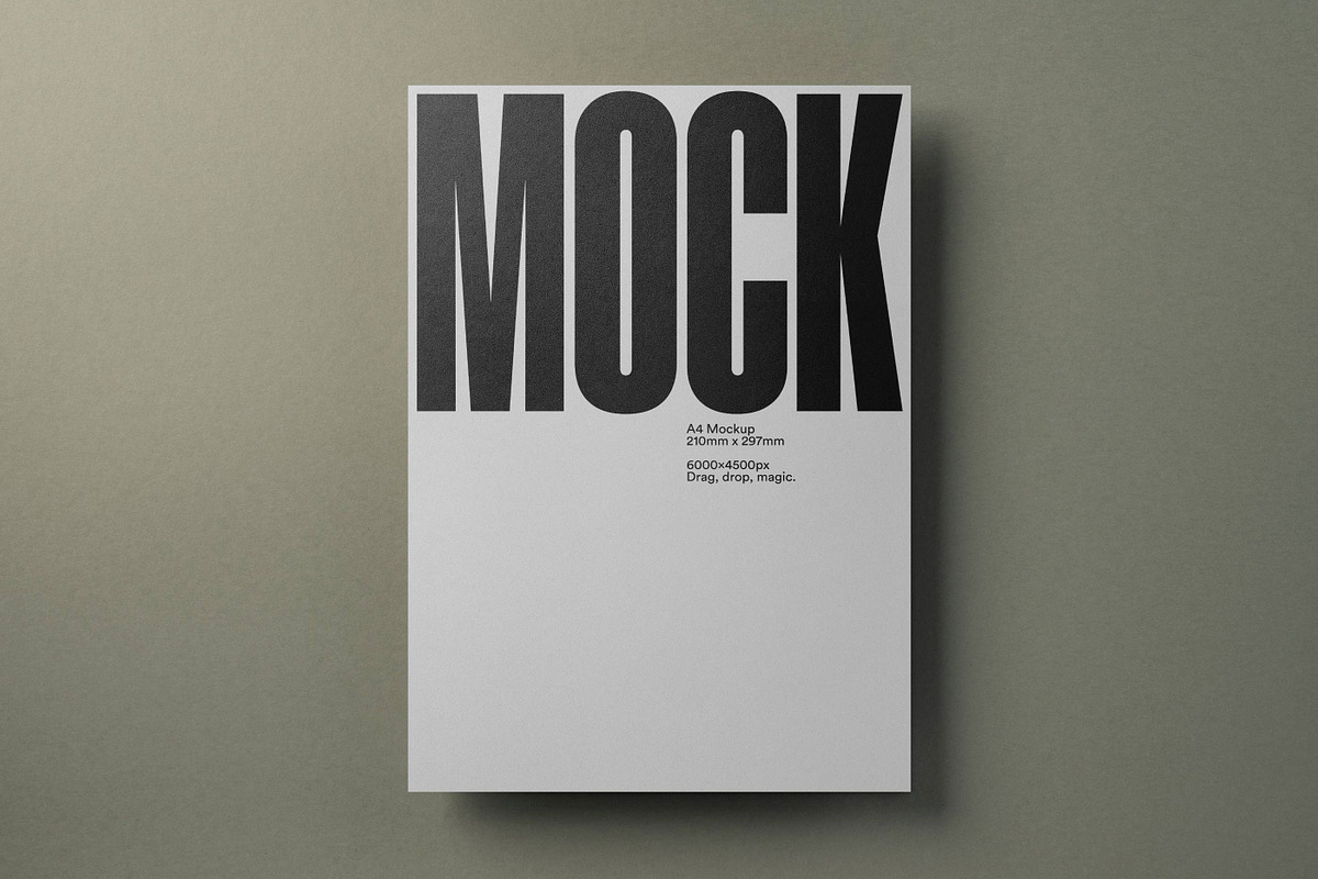Poster Mockup / Letterhead Mockup, a Product Mockup by MockMock Mockups (Photo 1 of 4)