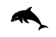 Dolphin Jumping Silhouette Vector, an Illustration by Designs_River (Thumbnail 23 of 51)