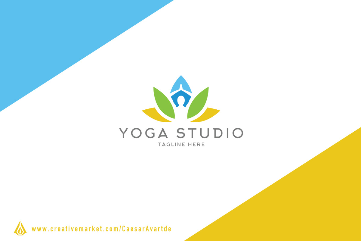 Yoga Studio Logo Template, a Branding & Logo Template by Avartde Creative (Photo 1 of 2)